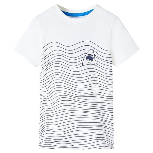 Kids’ T-shirt Dark Blue 92 - ecru / 92 (1.5-2y)