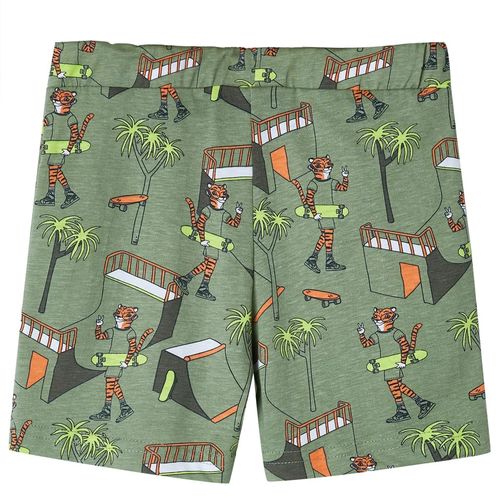 Kids’ Pyjamas with Short Sleeves Light Khaki 92