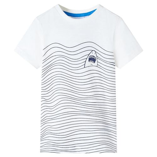 Kids’ T-shirt Dark Blue 92 - ecru / 128 (7-8y)