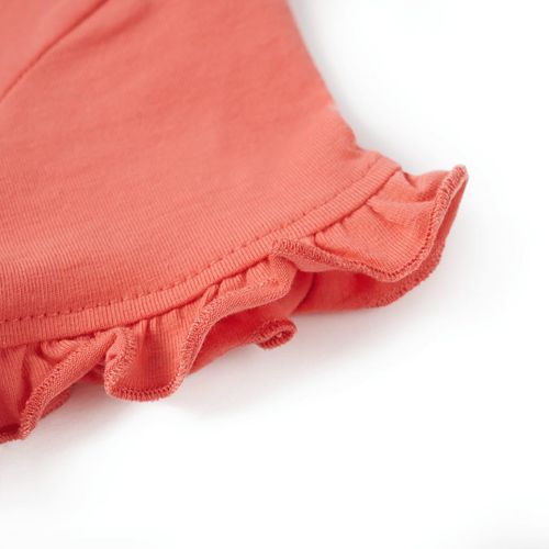 Kids’ T-shirt with Short Sleeves Bright Pink 92