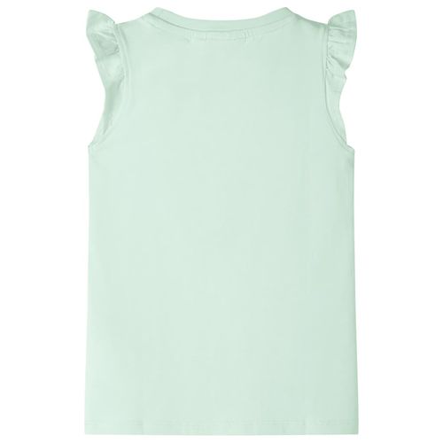 Kids’ T-shirt with Ruffle Sleeves Coral 92
