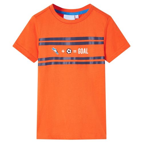 Kids’ T-shirt Dark Orange 92 - orange / 104 (3-4y)
