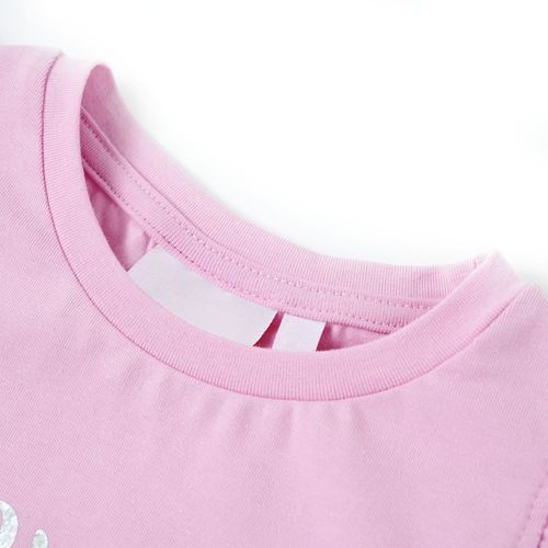 Kids’ T-shirt with Ruffle Sleeves White 92