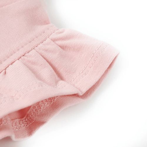 Kids’ T-shirt with Ruffle Sleeves White 92