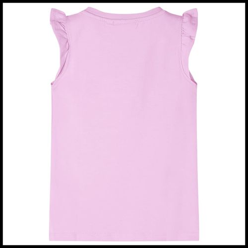 Kids’ T-shirt with Ruffle Sleeves White 92