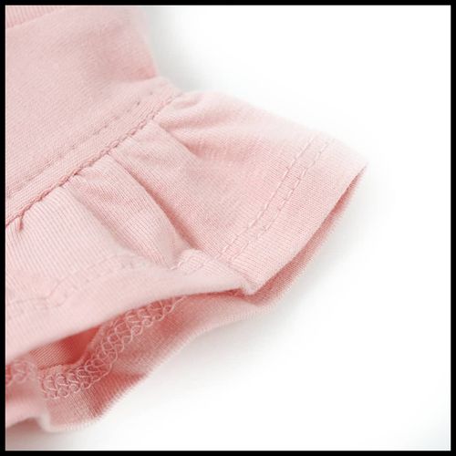 Kids’ T-shirt with Ruffle Sleeves White 92