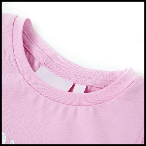 Kids’ T-shirt with Ruffle Sleeves White 92