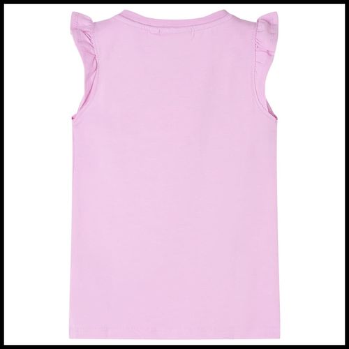 Kids’ T-shirt with Ruffle Sleeves White 92