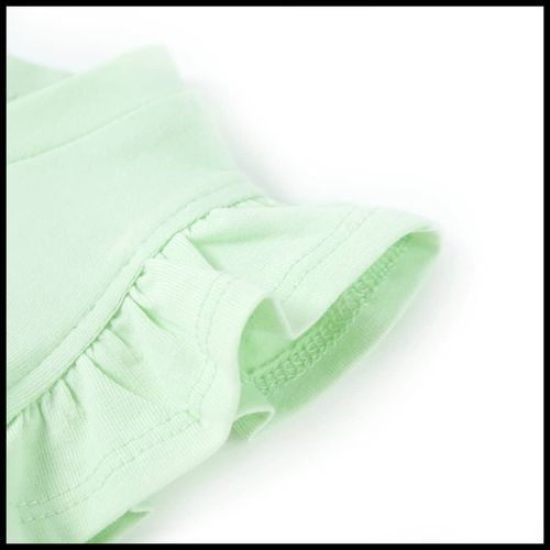 Kids’ T-shirt with Ruffle Sleeves Coral 92