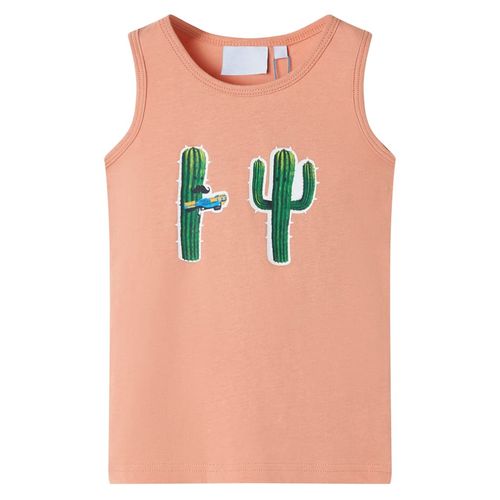 Kids’ Tank Top Dark Blue Melange 92 - orange / 92 (1.5-2y)