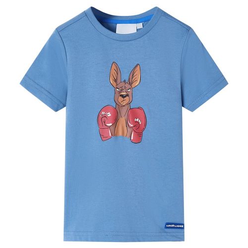 Kids’ T-shirt with Short Sleeves Dark Mint 92 - blue / 92 (1.5-2y)