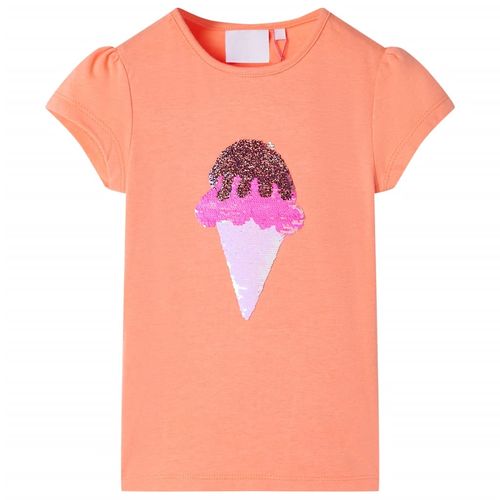 Kids’ T-shirt Neon Yellow 92 - orange / 140 (9-10y)