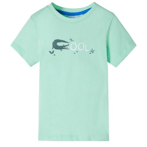 Kids’ T-shirt with Short Sleeves Light Red 92 - green / 104 (3-4y)