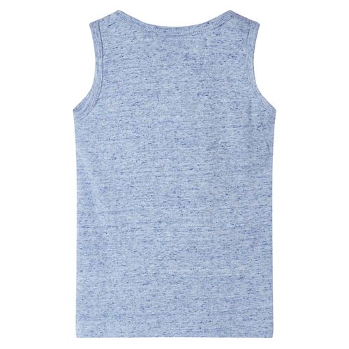 Kids’ Tank Top Dark Blue Melange 92