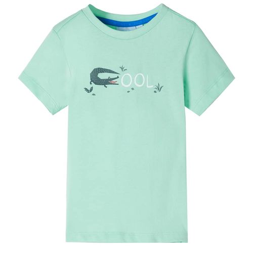 Kids’ T-shirt with Short Sleeves Light Red 92 - green / 116 (5-6y)