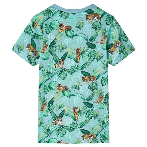 Kids’ T-shirt Light Green Melange 92