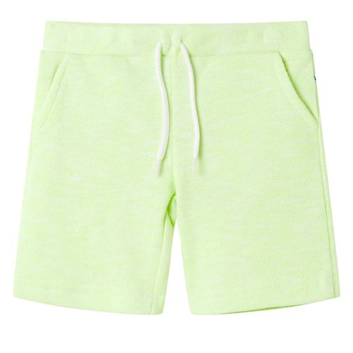 Kids’ Shorts with Drawstring Neon Yellow 92 - 116 (5-6y)