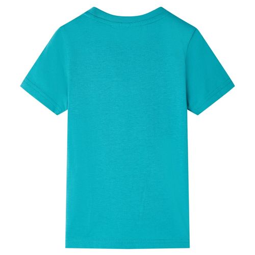 Kids’ T-shirt with Short Sleeves Dark Mint 92