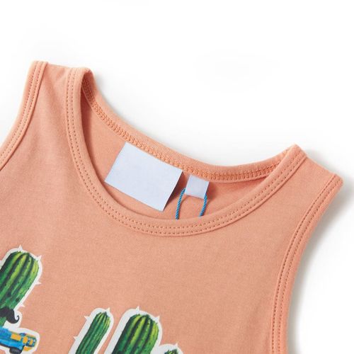 Kids’ Tank Top Dark Blue Melange 92