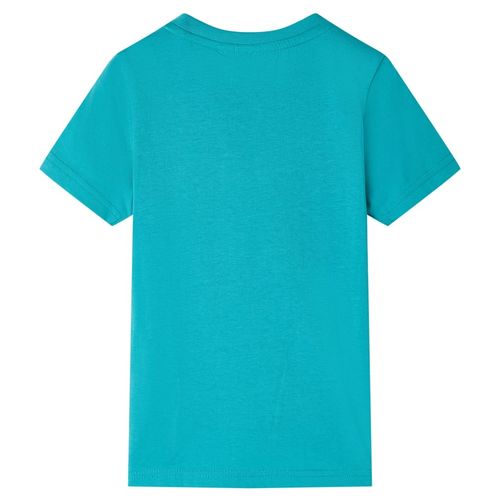 Kids’ T-shirt with Short Sleeves Dark Mint 92