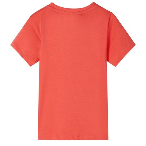 Kids’ T-shirt with Short Sleeves Light Red 92