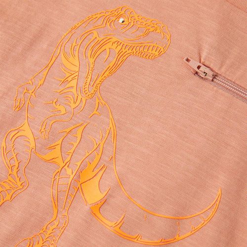 Kids’ T-shirt with Short Sleeves Light Khaki 92