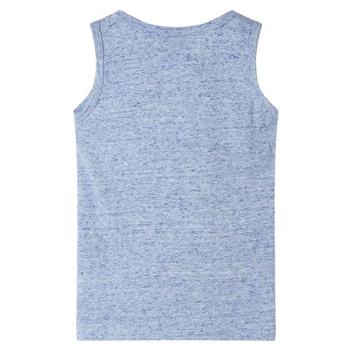 Kids’ Tank Top Dark Blue Melange 92