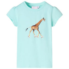 Kids’ T-shirt Light Aqua 92