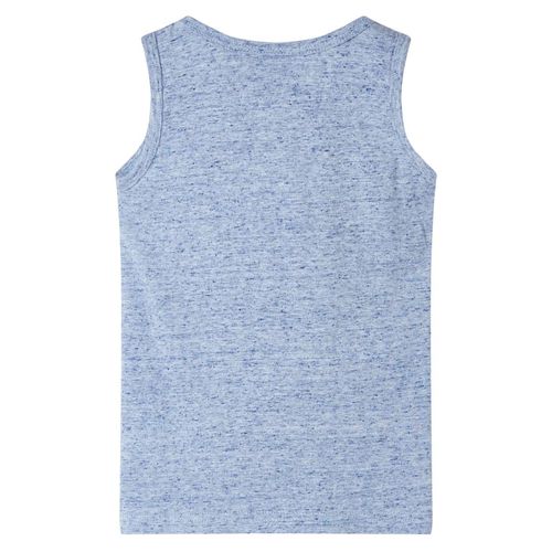 Kids’ Tank Top Dark Blue Melange 92