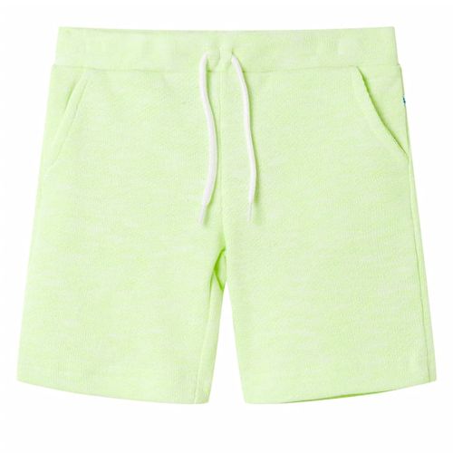 Kids’ Shorts with Drawstring Neon Yellow 92 - 104 (3-4y)