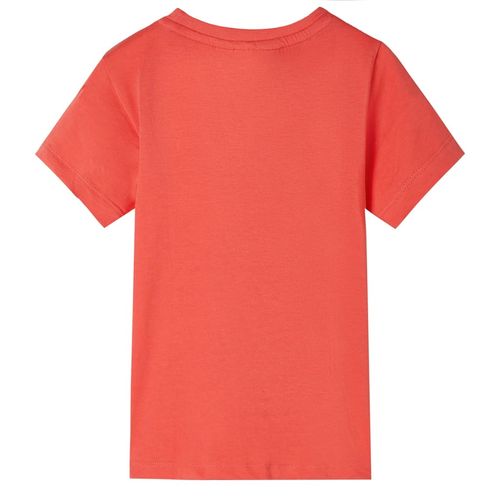 Kids’ T-shirt with Short Sleeves Light Red 92