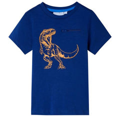 Kids’ T-shirt with Short Sleeves Light Khaki 92