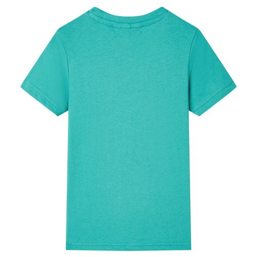 Kids’ T-shirt with Short Sleeves Dark Mint 92