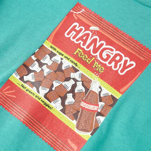 Kids’ T-shirt with Short Sleeves Dark Mint 92