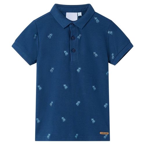 Kids’ Polo Shirt Dark Blue 92