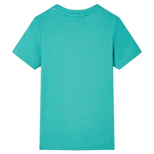 Kids’ T-shirt with Short Sleeves Dark Mint 92