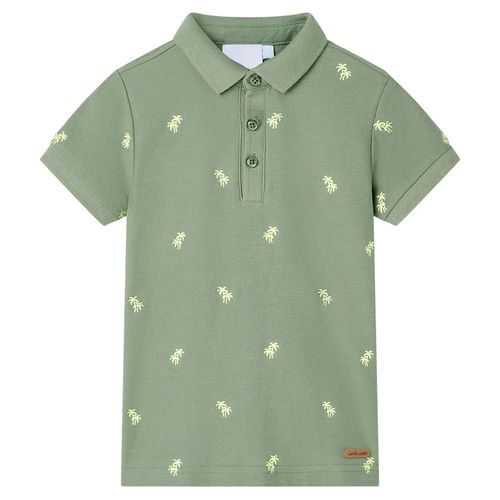Kids’ Polo Shirt Dark Blue 92 - khaki / 104 (3-4y)
