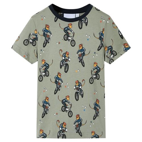 Kids’ Pyjamas with Short Sleeves Light Khaki 92