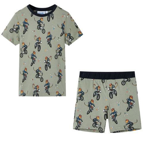 Kids’ Pyjamas with Short Sleeves Light Khaki 92