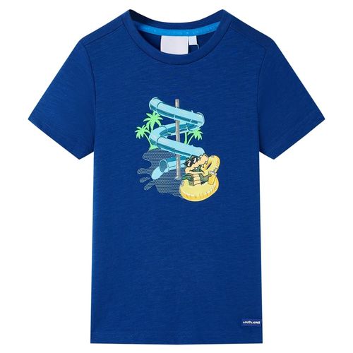 Kids’ T-shirt Dark Blue 92 - blue / 116 (5-6y)