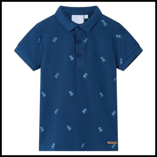 Kids’ Polo Shirt Dark Blue 92