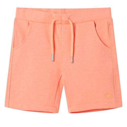 Kids’ Shorts with Drawstring Neon Orange 92
