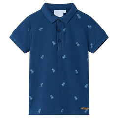 Kids’ Polo Shirt Dark Blue 92