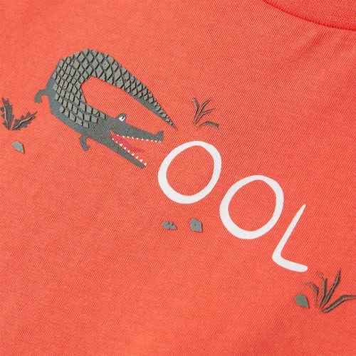 Kids’ T-shirt with Short Sleeves Light Red 92