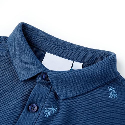 Kids’ Polo Shirt Dark Blue 92