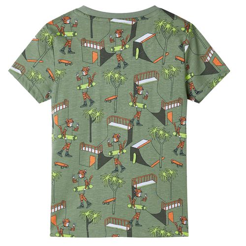 Kids’ Pyjamas with Short Sleeves Light Khaki 92