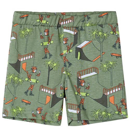Kids’ Pyjamas with Short Sleeves Light Khaki 92