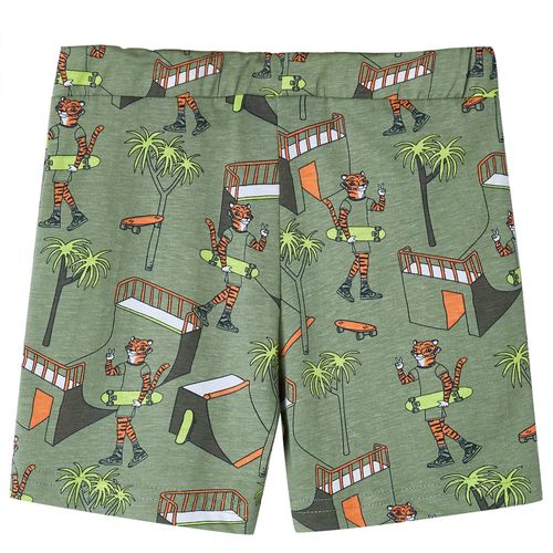 Kids’ Pyjamas with Short Sleeves Light Khaki 92