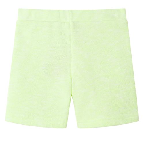 Kids’ Shorts with Drawstring Neon Yellow 92