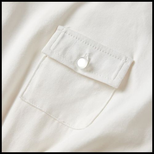 Kids’ Dress with Short Sleeves Ecru 92